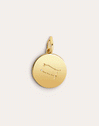  Zodiac Medallion Gold Charm