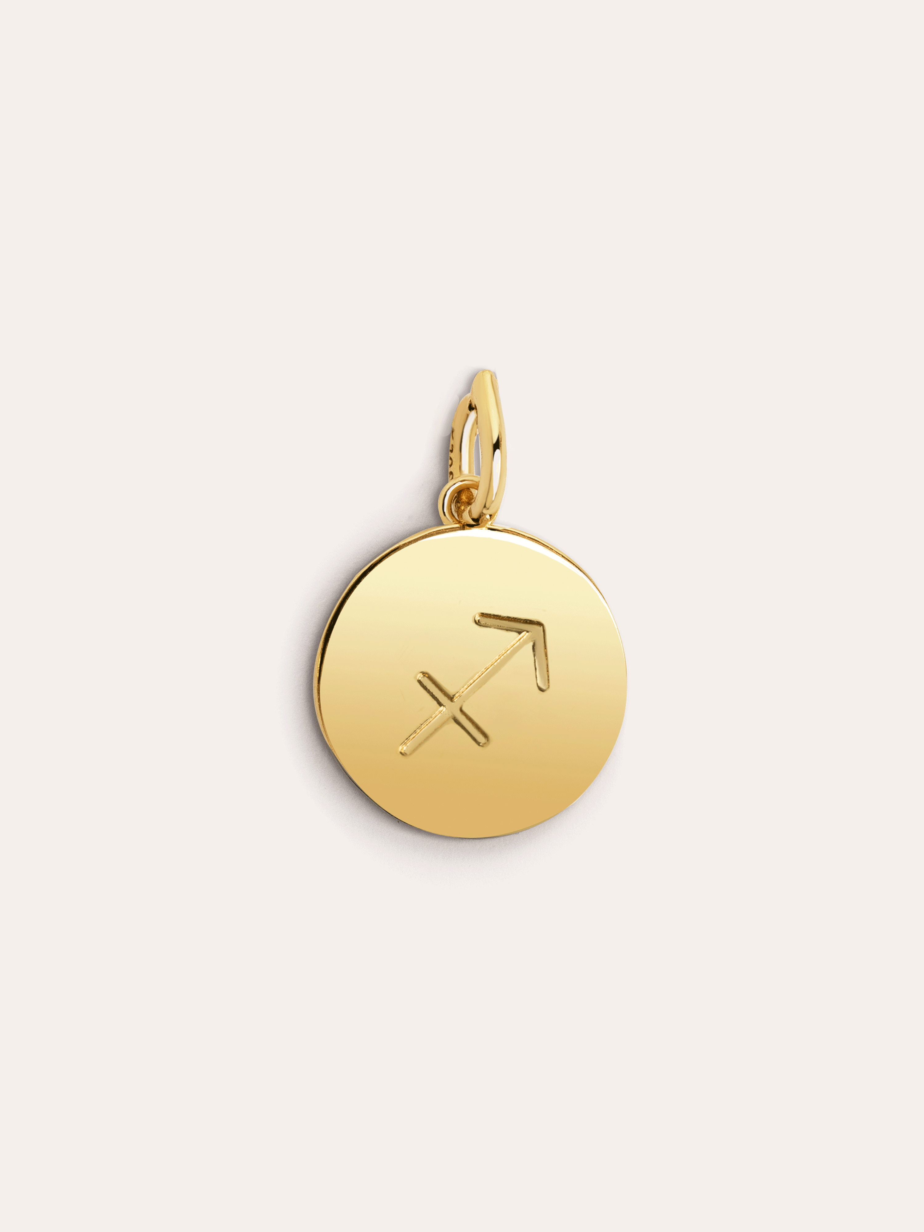  Zodiac Medallion Gold Charm