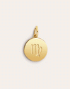  Zodiac Medallion Gold Charm