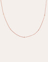 Dots Rose Gold Necklace