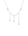 Falling Stars Silver Necklace