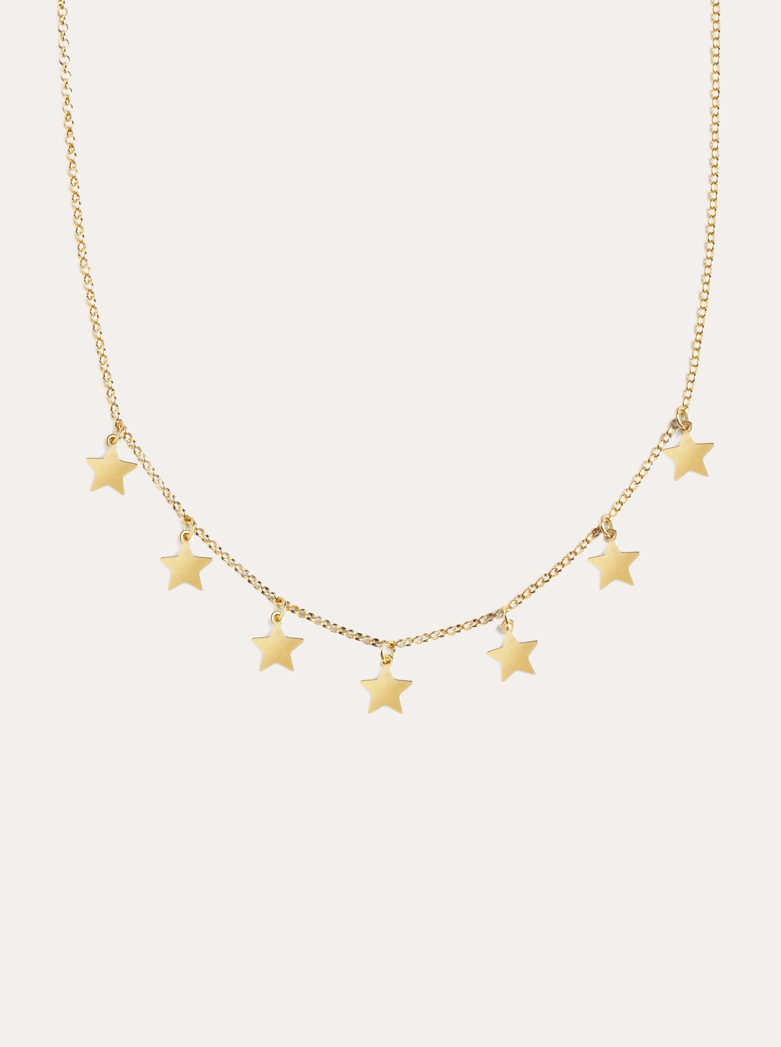 Mini Stars Gold Necklace