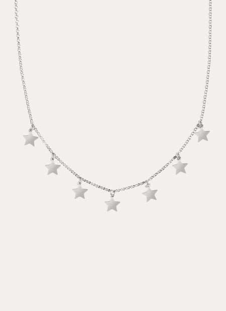 Mini Stars Silver Necklace
