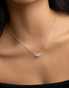 Miss Marquise Silver Necklace