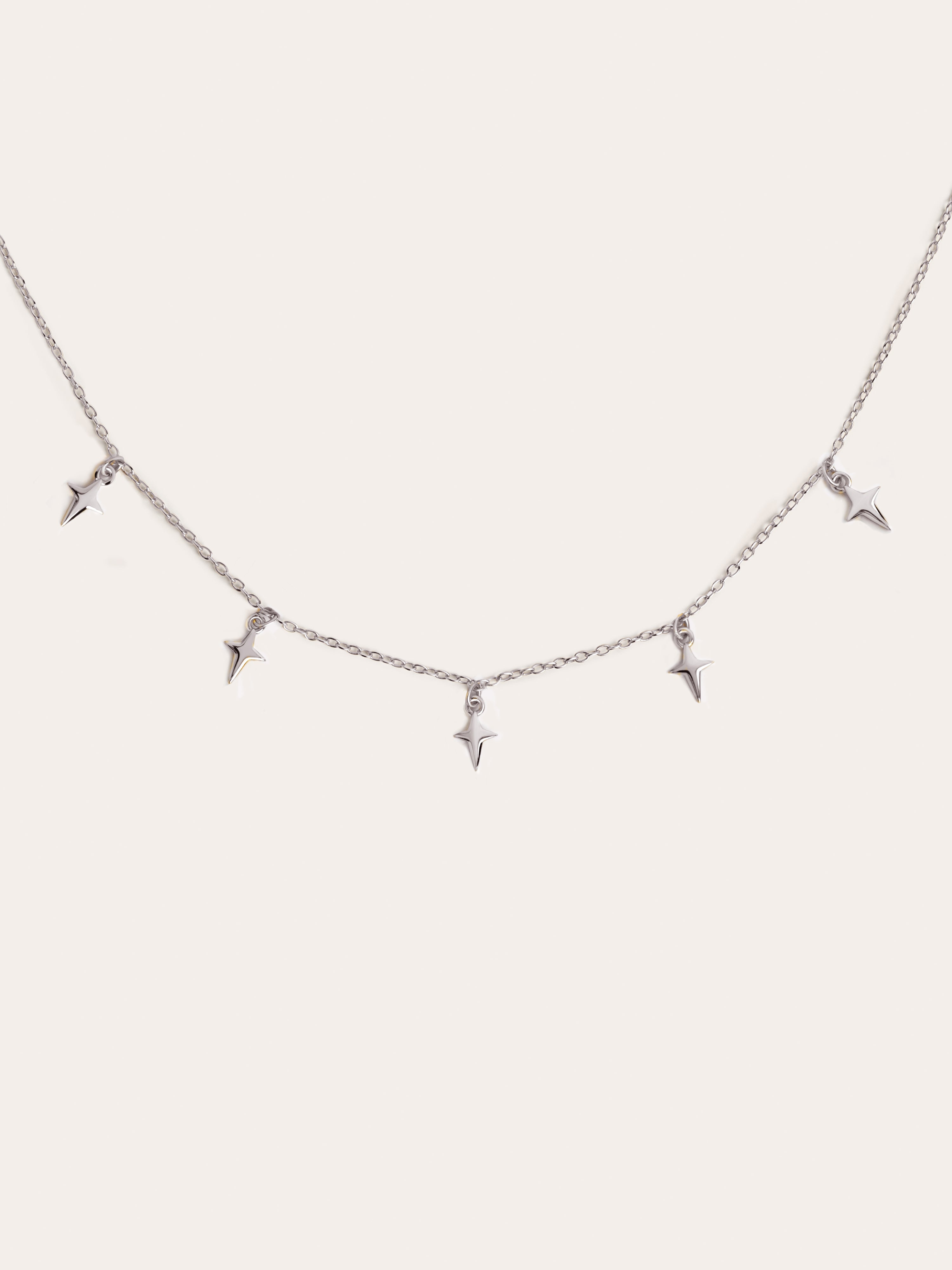 Collar Mini Shine Plata