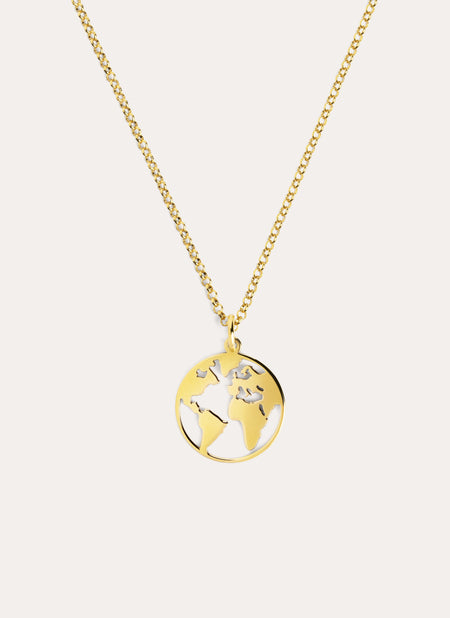 World Gold Necklace