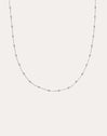 Collar Pebbles Dots Plata