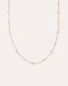Pearl & Pearls Gold Necklace