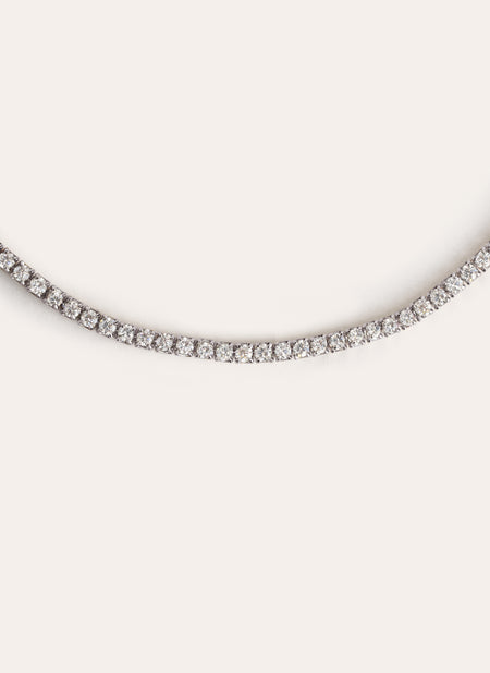 Riviere White Necklace