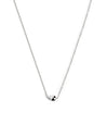 Collar Single Dot Plata