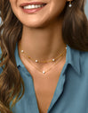 Collar Single Pearl Oro Puesta