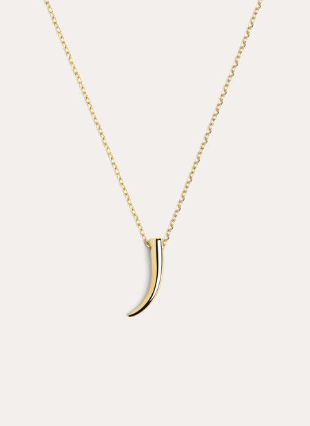 Tusk Gold Necklace