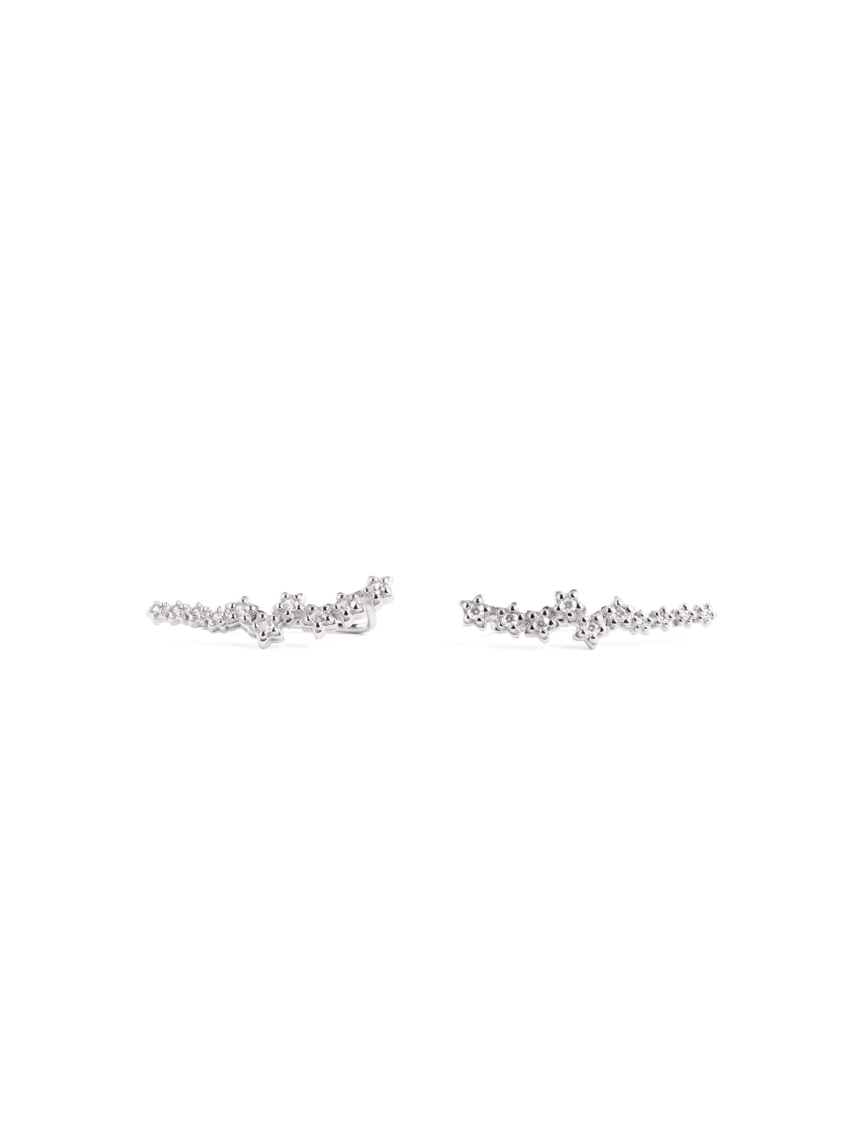 Pendientes 10 Stars Plata