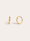 Hoop Earrings Ana XS Silver 18kt Gold Plated