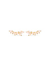 Pendientes Buganvilla White Oro