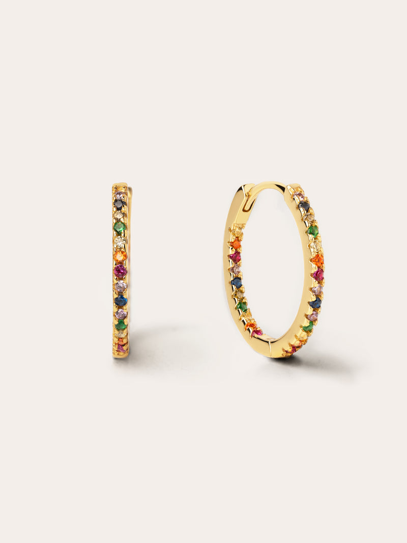 Gleam Colors Gold Earrings