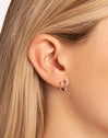 Pendientes Gota Spiral Plata