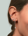 Pendientes Kite Plata Puesta