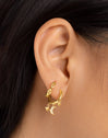 Midnight Sky Gold Earrings