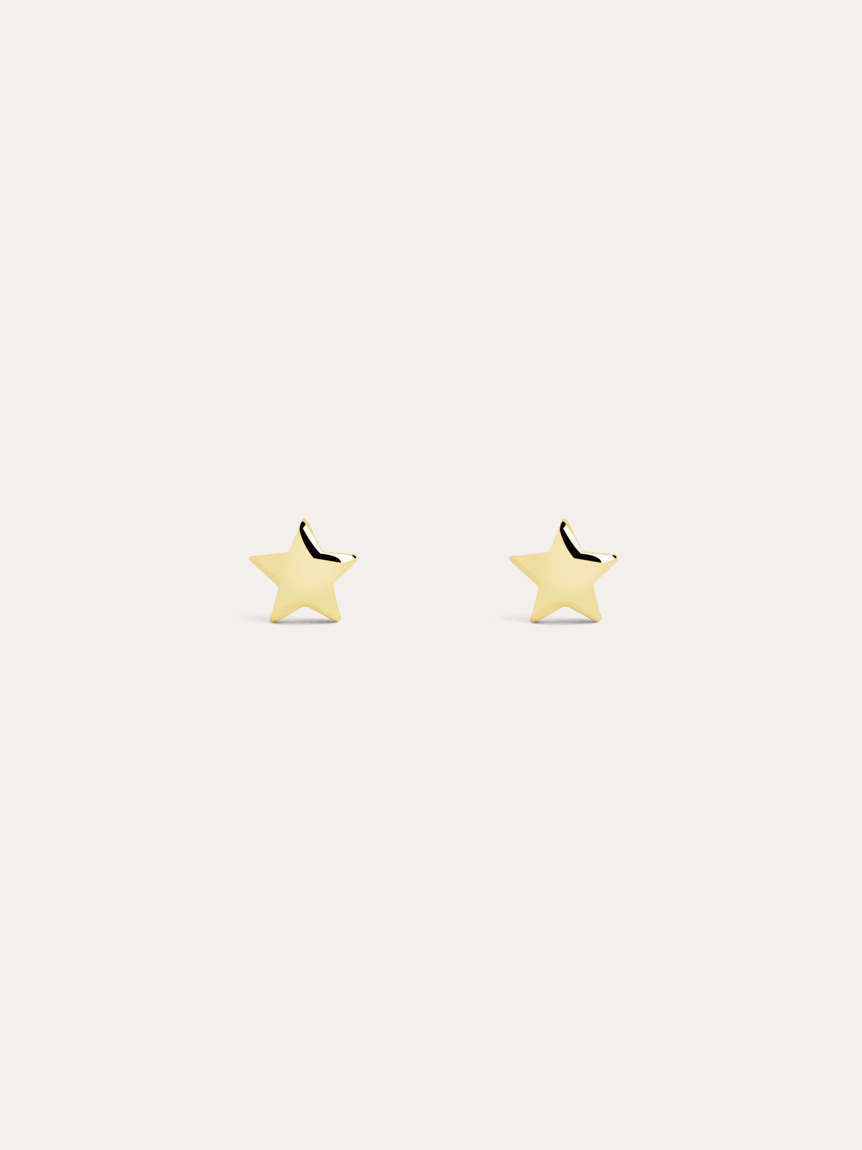 Kids Star Gold Earrings