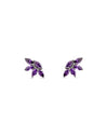 Miss Marquise Lavender Silver Earrings