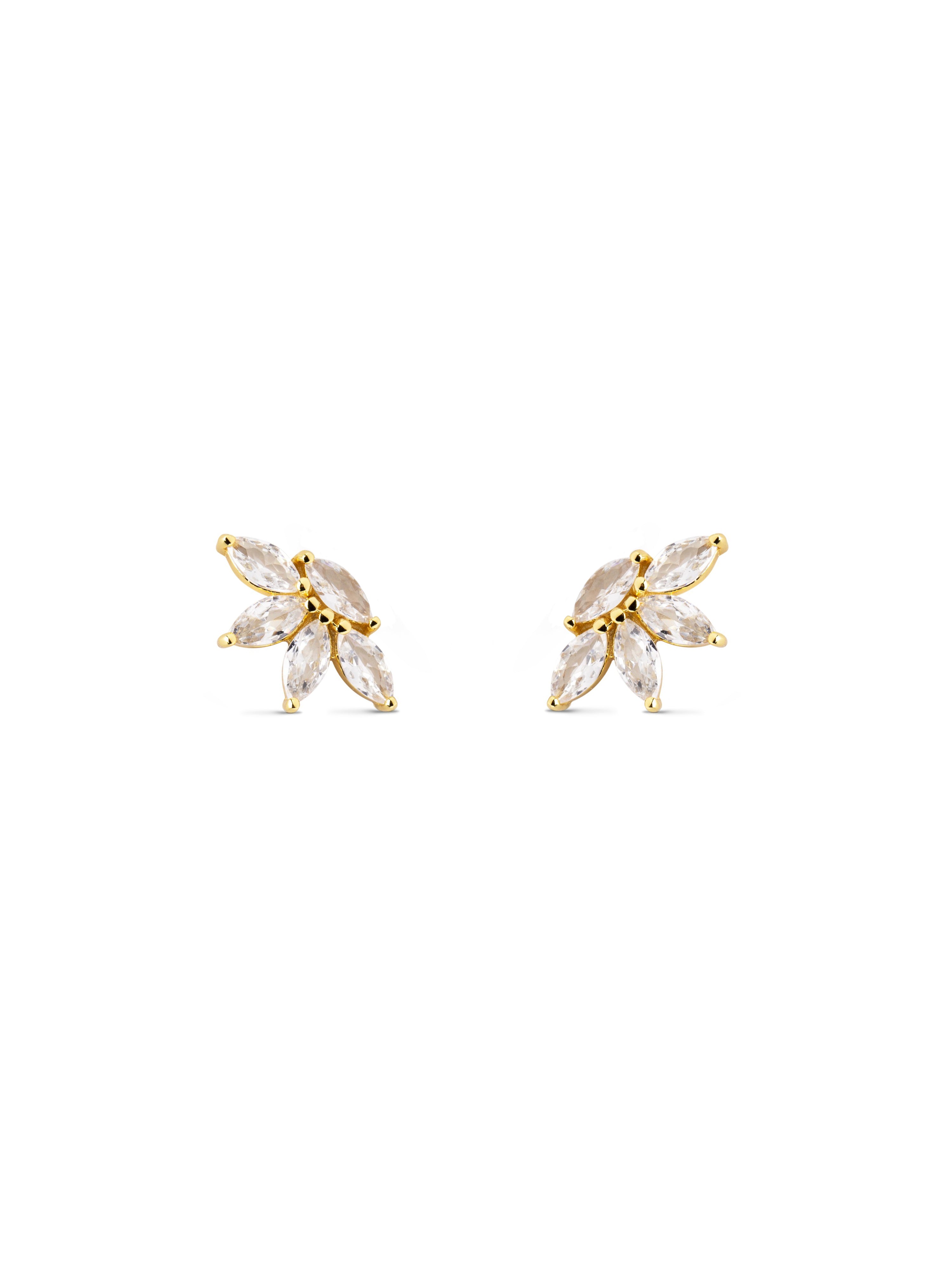 Miss Marquise Gold Earrings