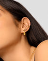 Pendientes Aro Mini Stars Oro Puesta
