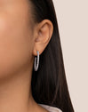 Pebbles L Hoop Earrings