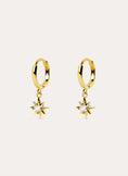 Polar Star Gold Earrings
