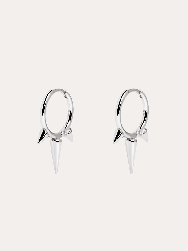 Pendientes Rolling Plata