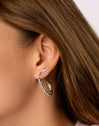 Mini Gren Silver Earrings