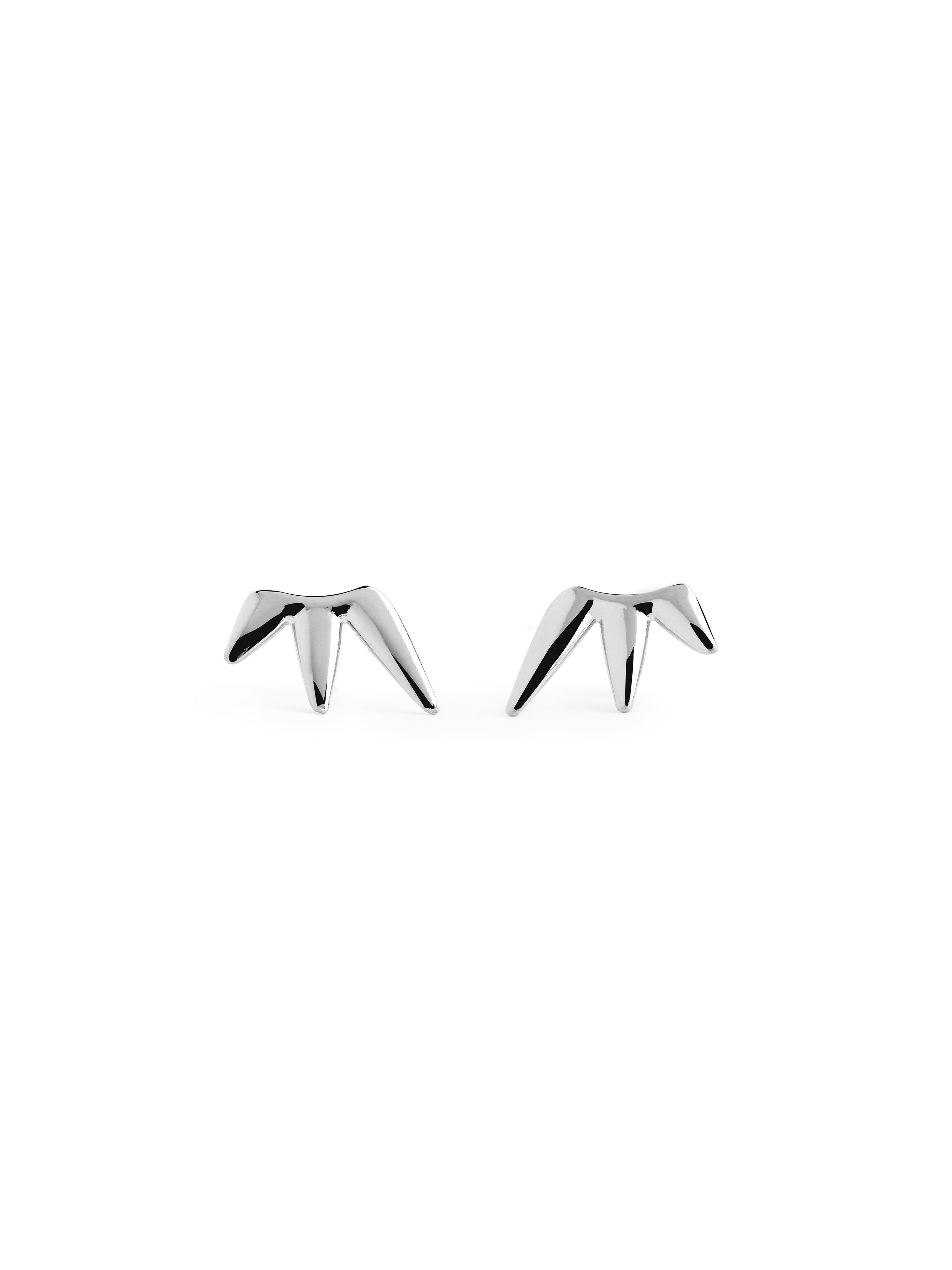 Pendientes Trio Peak Plata