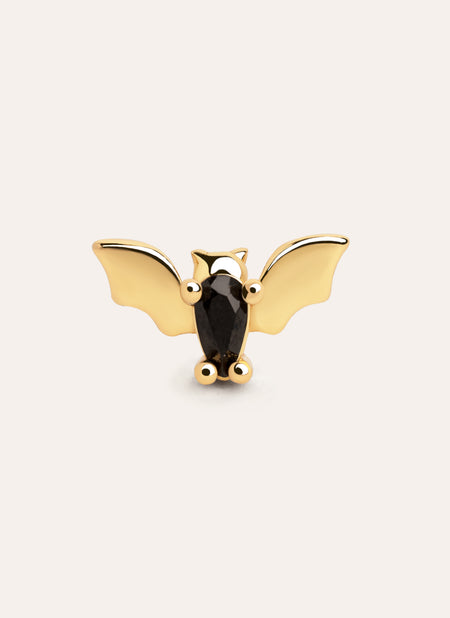Boo Bat Gold Single Earring