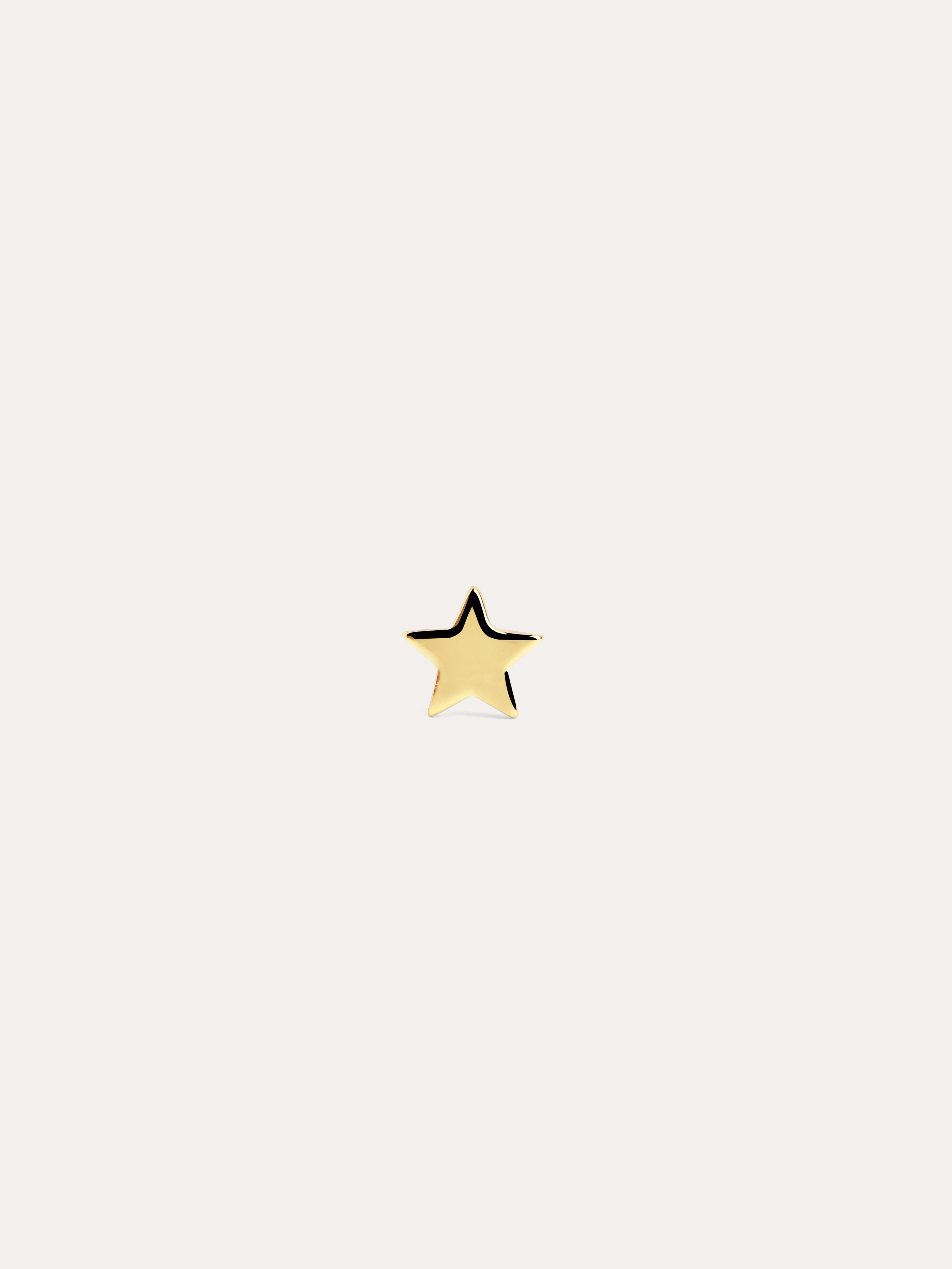 Pendiente Suelto Star Oro