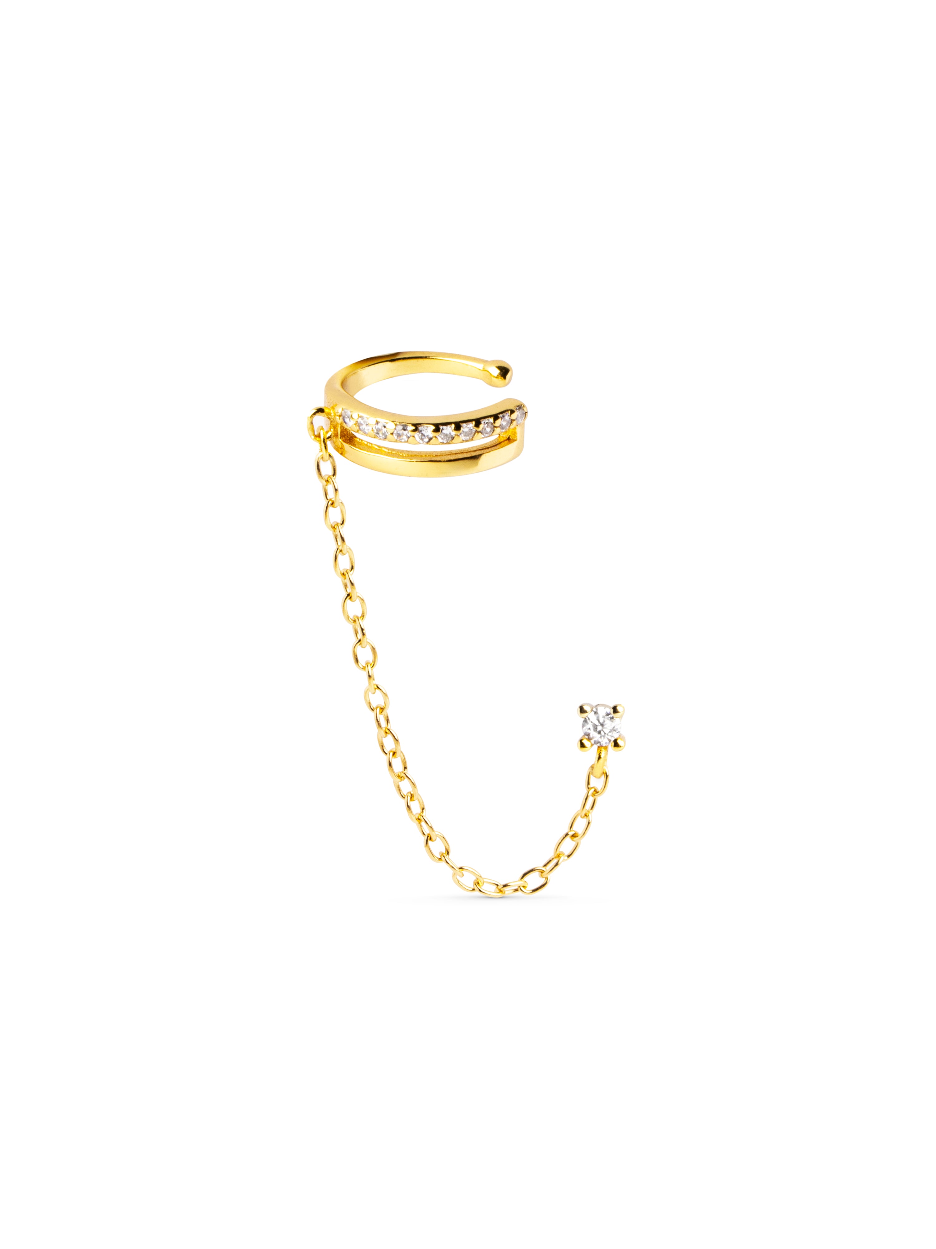 Zoe Gold Single Earring