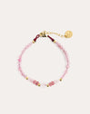 Pulsera Amulet Rose Quartz Oro