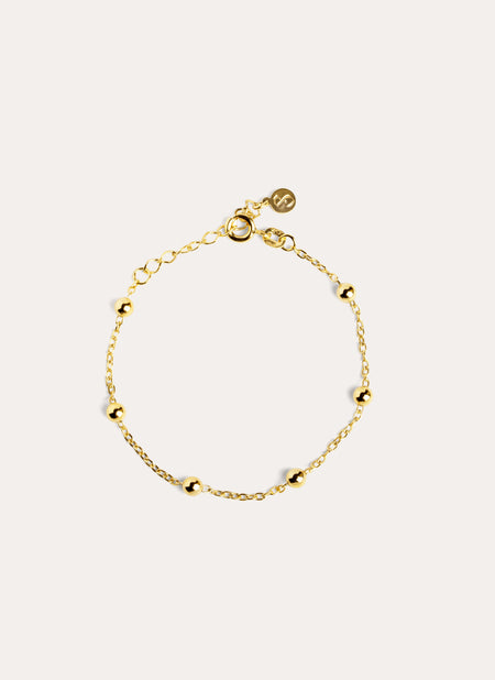 Dots M Gold Bracelet