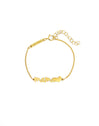 Pulsera Mamá Heart Oro de Plata de Ley 925