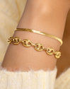 Lisse S Gold Bracelet