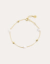 Mini Pearls Gold Bracelet