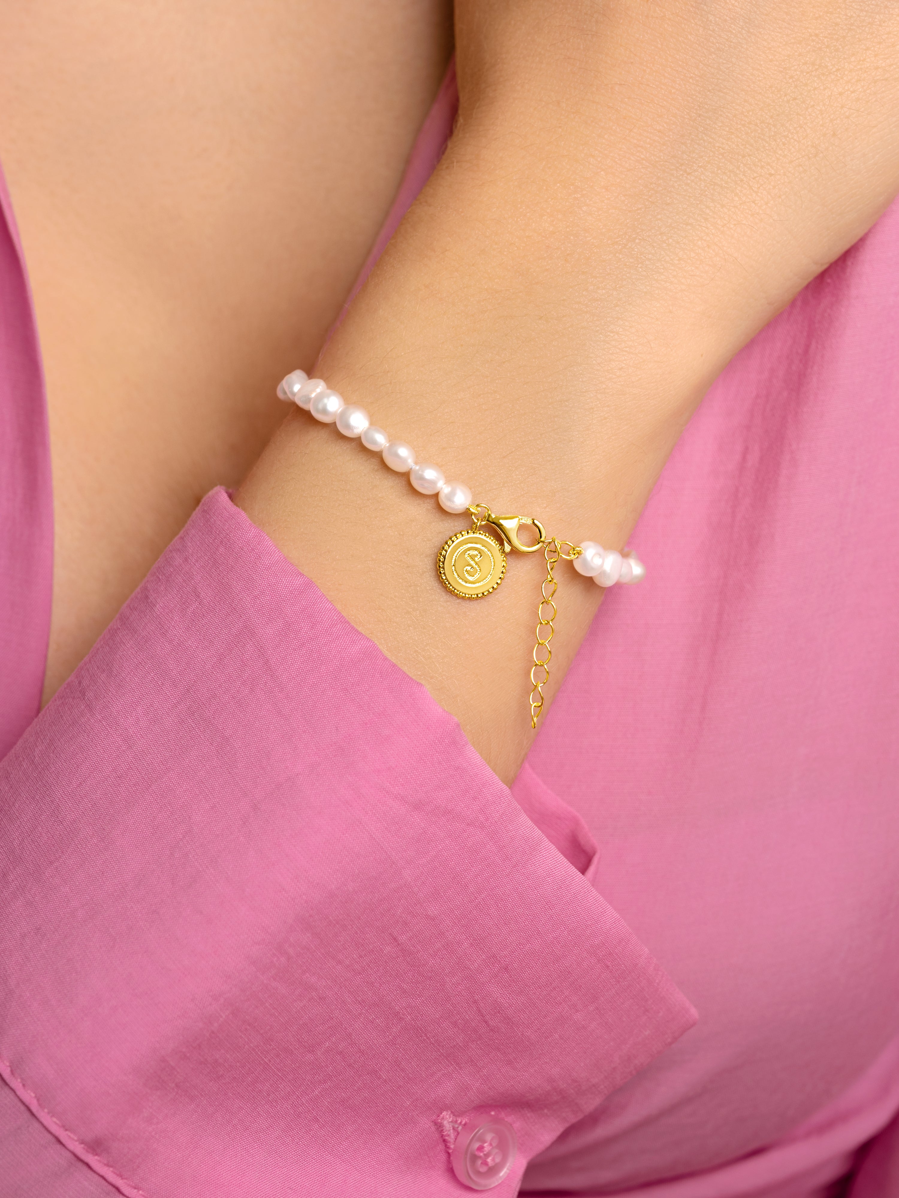 Pulsera Pearls Sizes Oro