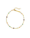 Tobillera Crystals Colors Oro