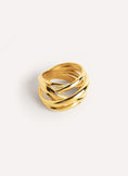 Triple Cross Gold Ring