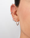 Clicker Trini Silver Single Earring 
