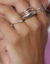 Trini Spark Silver Ring