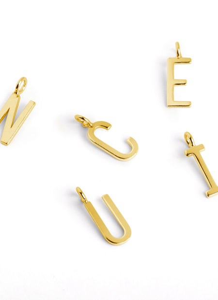 Gold Initial Personalized Letters Necklace Z