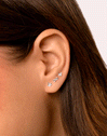 Pendientes Kids Rayo Plata Puesta